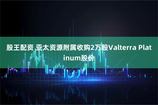 股王配资 亚太资源附属收购2万股Valterra Platinum股份